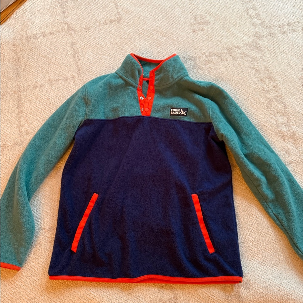 Eddie Bauer Kids Fleece with Red Accent